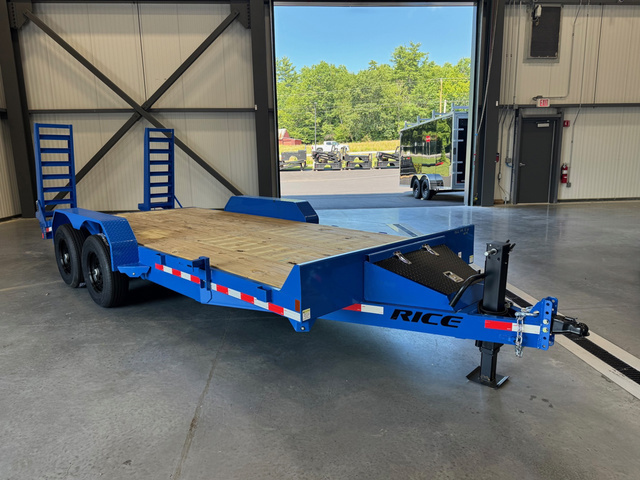 2026 RICE 7X18 Powder Coated 10K Equipment Equipment Trailer in Loudon, NH