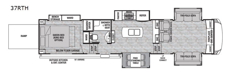 2019 Forest River Rv Cedar Creek Silverback 37RTH in san angelo TX
