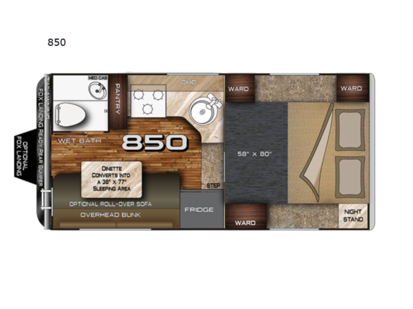 A photo of this 2022 Northwood Wolf Creek 850