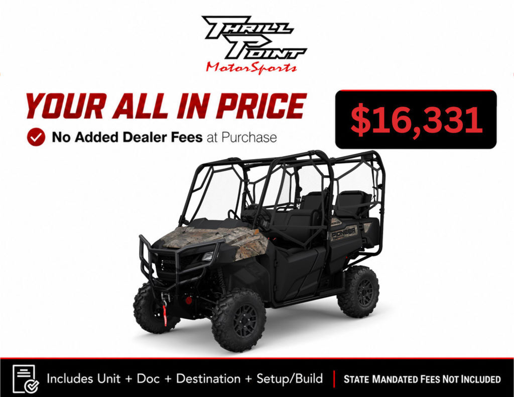 2026 Honda® Pioneer 700-4 Forest Recreation/Utility ATV