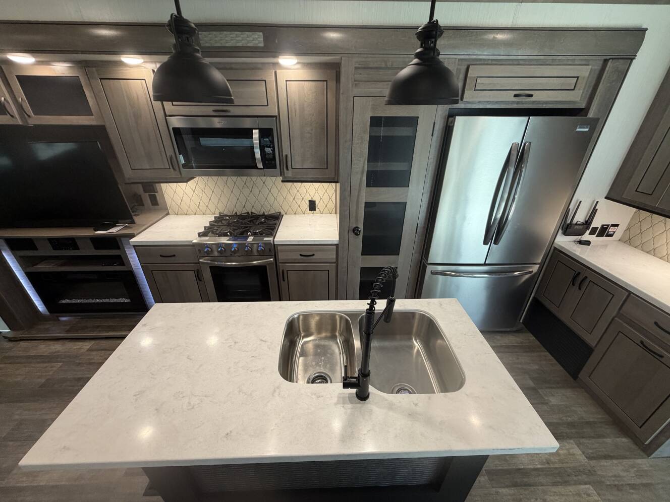 A photo of this 2021 Forest River CEDAR CREEK COTTAGE 40CRS