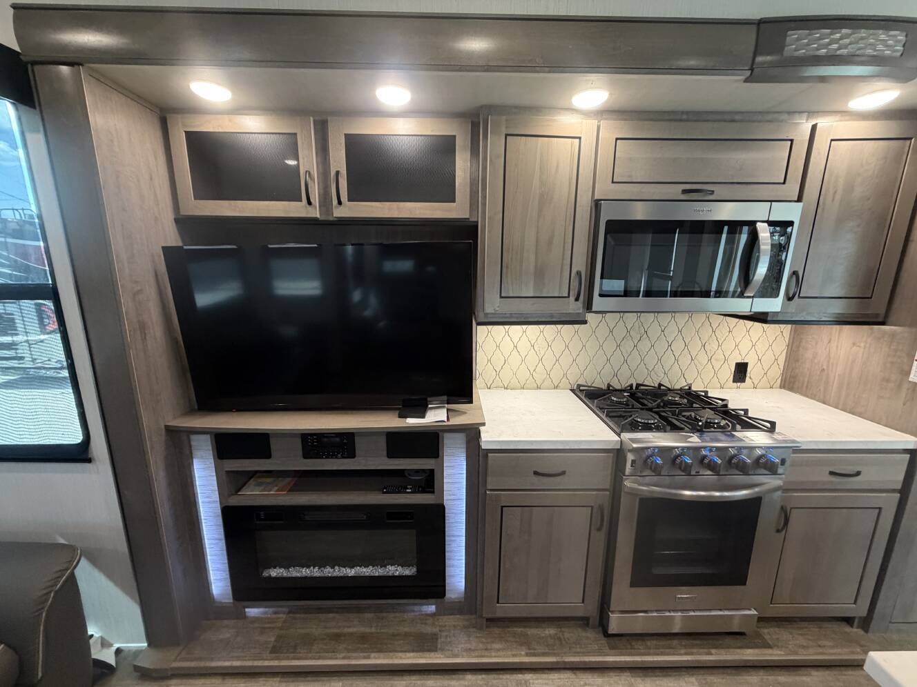 A photo of this 2021 Forest River CEDAR CREEK COTTAGE 40CRS