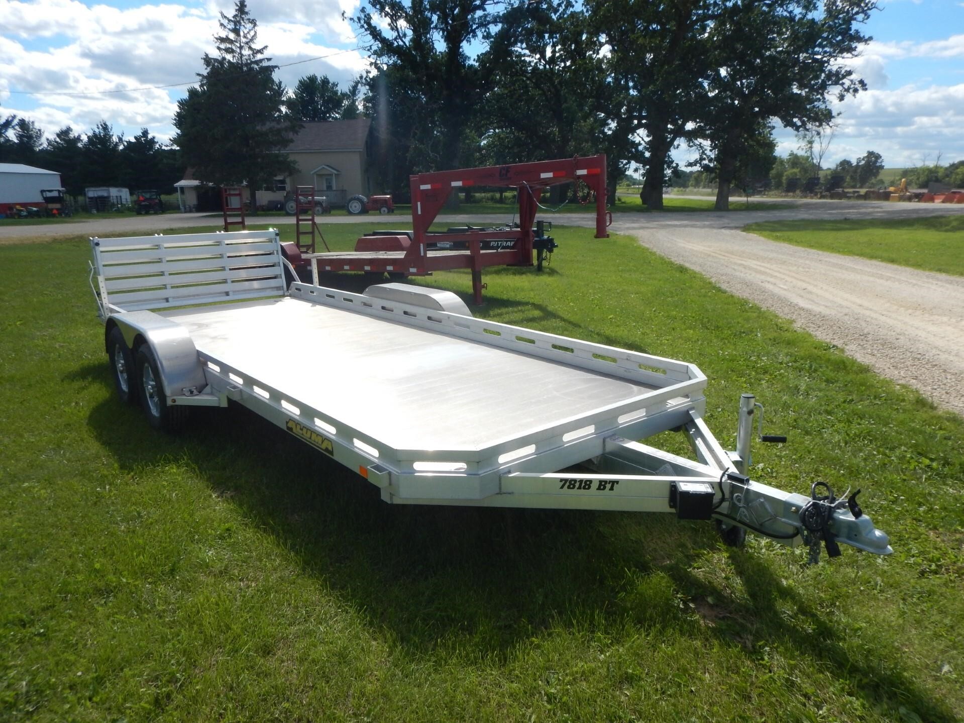 2024 ALUMA 7818 W/ TANDEM AXLES, BIFOLD TAILGATE in Dover, MN