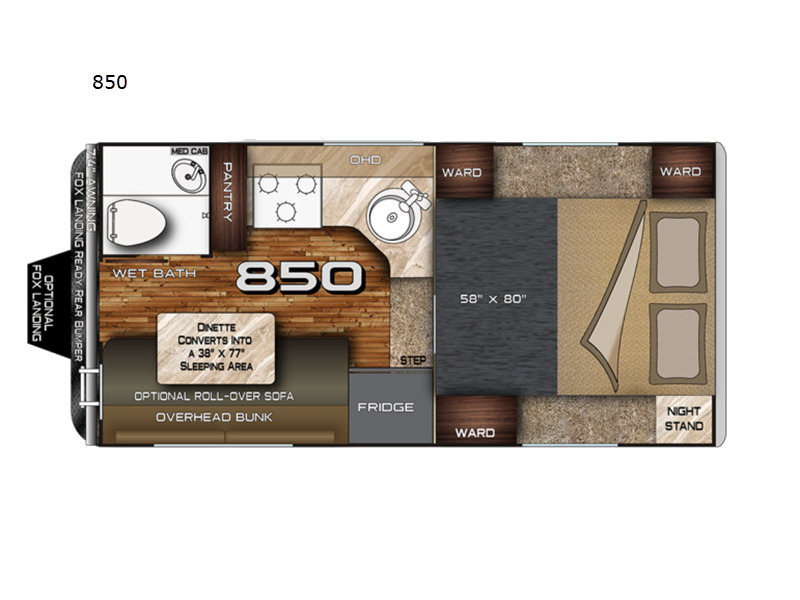 A photo of this 2022 Northwood Wolf Creek 850