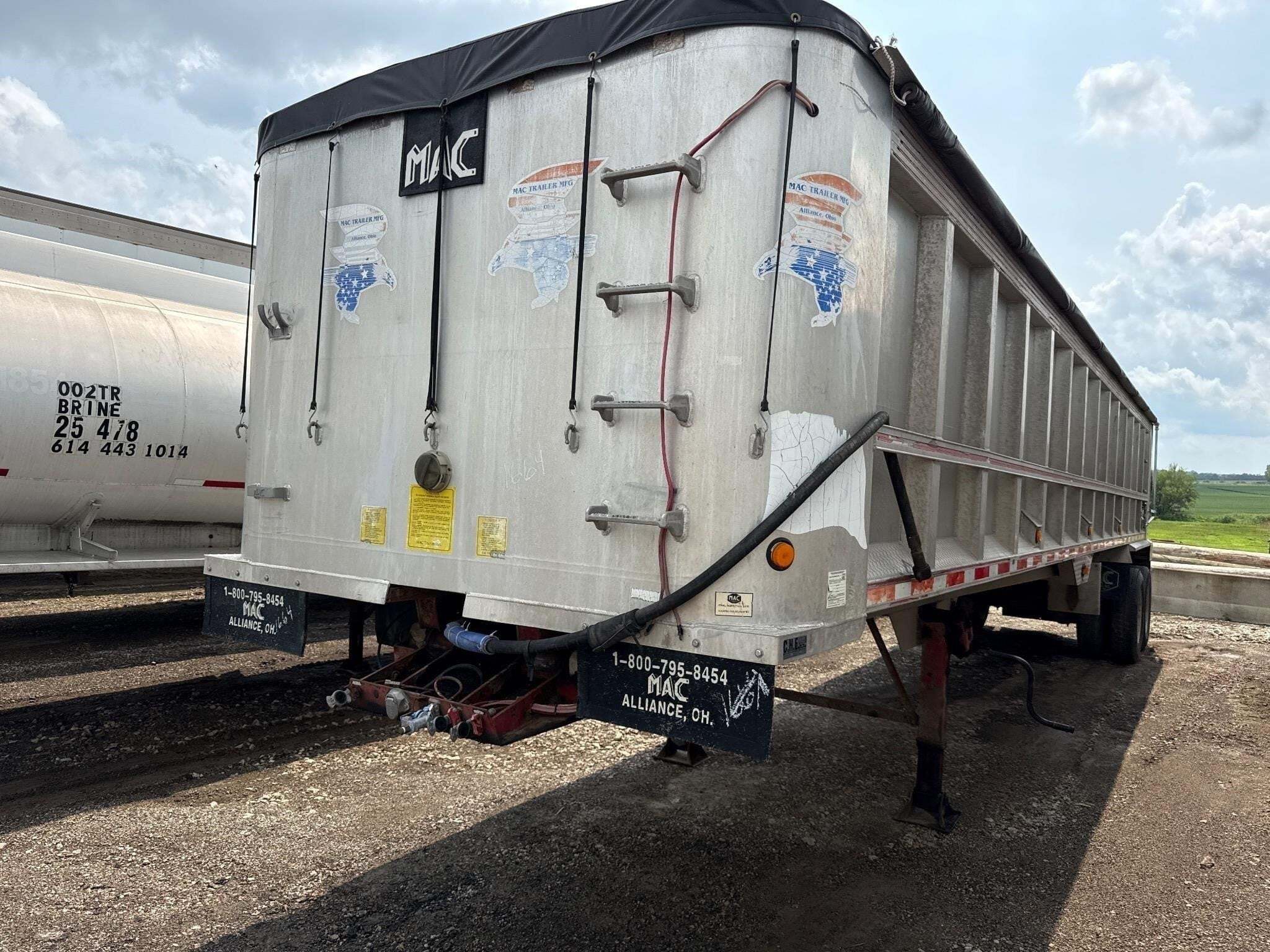 2001 MAC TRAILER MFG 39' FRAMELESS END DUMP in London, OH