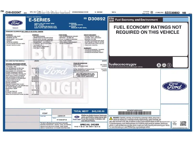 2025 FORD ECONOLINE
