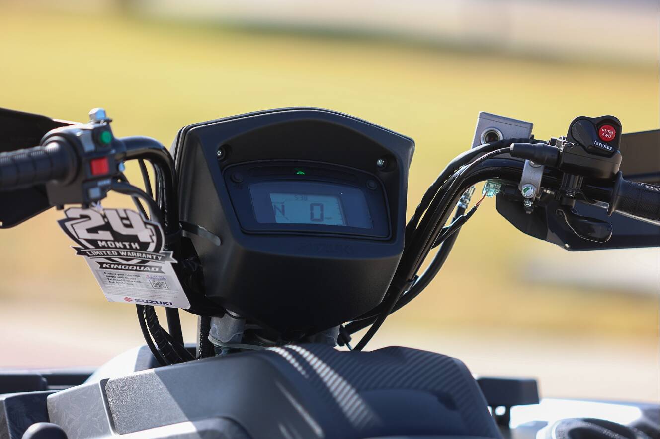 A photo of this 2026 Suzuki KingQuad 500AXi Power Steering SE 