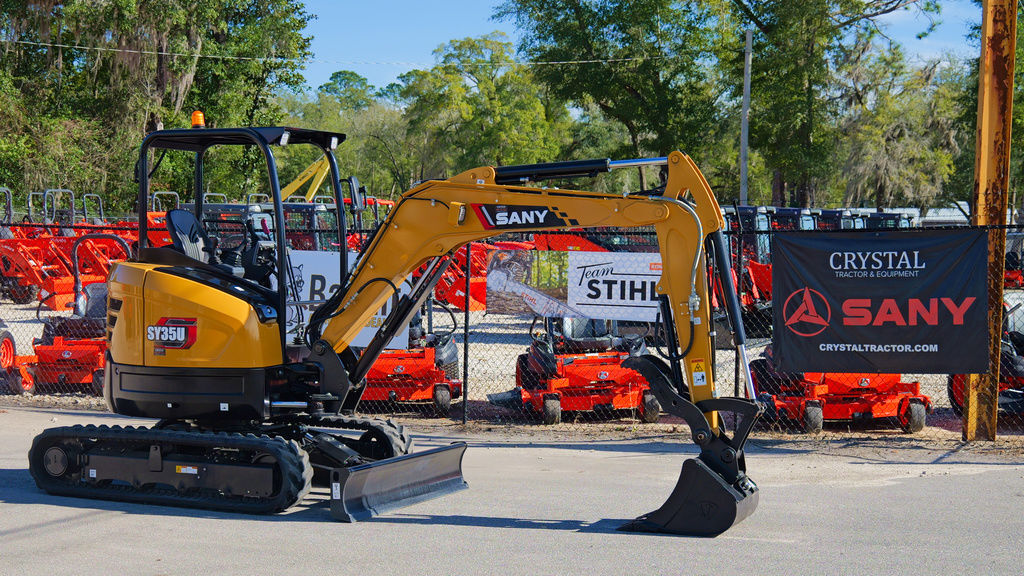 2026 SANY® Small Swing Boom Excavators SY35U in Tallahassee, FL