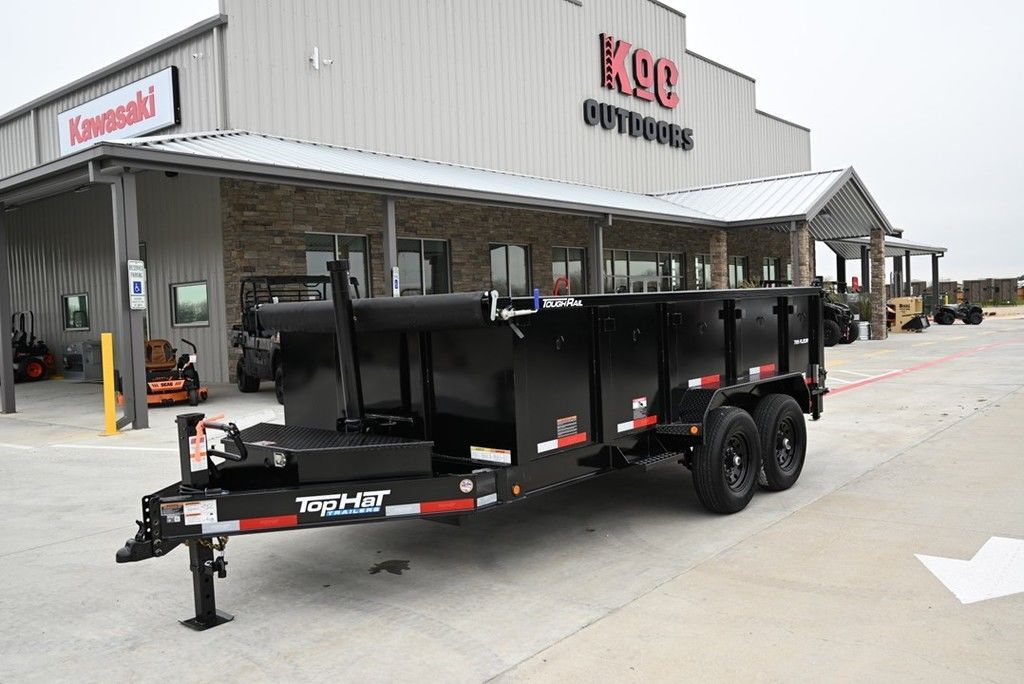 2025 Top Hat Trailers 14' X 7' Extreme Duty Dump 7K Axles w/ Spare in caldwell TX