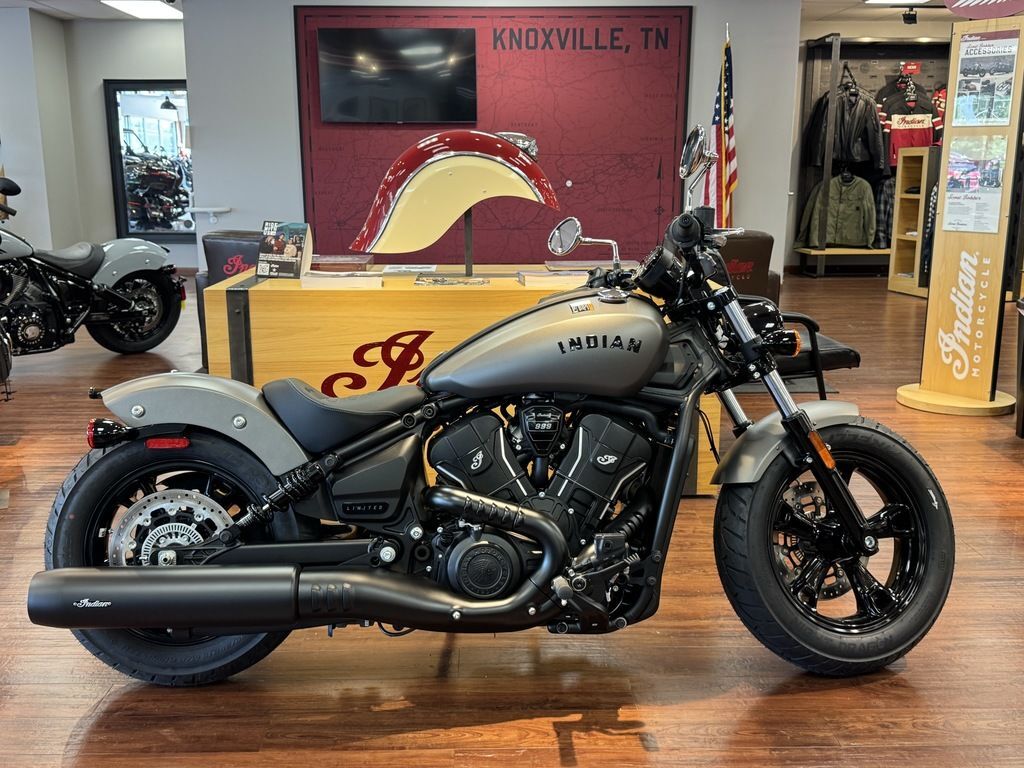 2025 Indian Motorcycle® Scout® Sixty Bobber Limited Heavy Metal Smoke BASE in Knoxville, TN