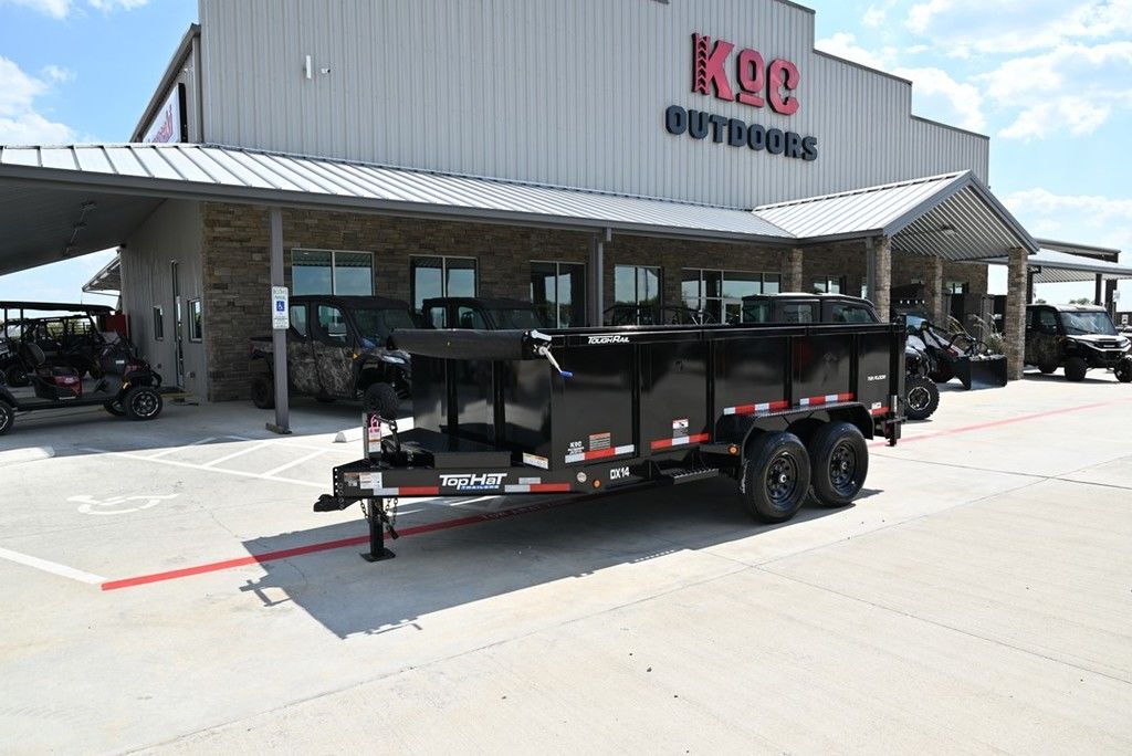 2026 Top Hat Trailers 14' X 83" Extreme Duty Dump 7K Axles w/ Spare in caldwell TX