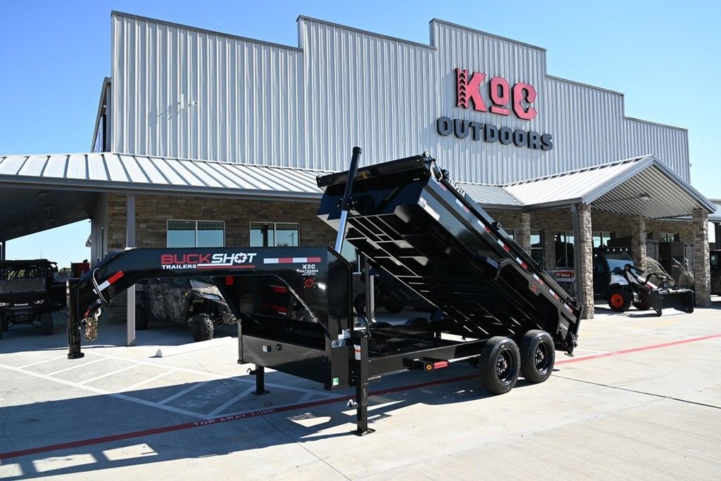 2026 Buckshot Trailers 14' GOOSENECK DUMP TRAILER in caldwell TX