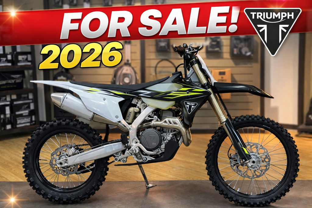 2026 Triumph TF 450-C Jet black/ Pure white 450-C in Knoxville, TN