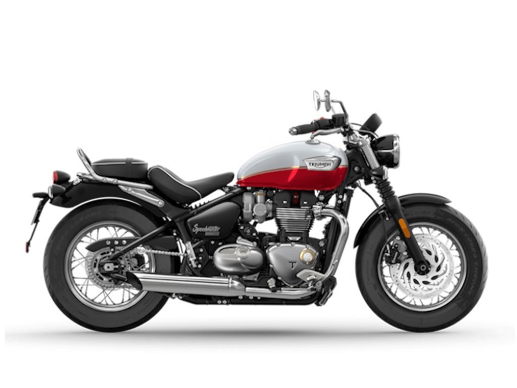 2025 Triumph Bonneville Speedmaster Snowdonia / Cranberry Red BASE in Riverhead, NY