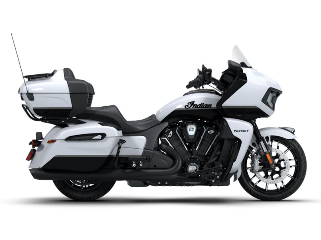 2026 Indian Motorcycle® Pursuit® Dark Horse® 112 w/ PowerBand Audio Ghost Whi DARK HORSE in Meridian, ID