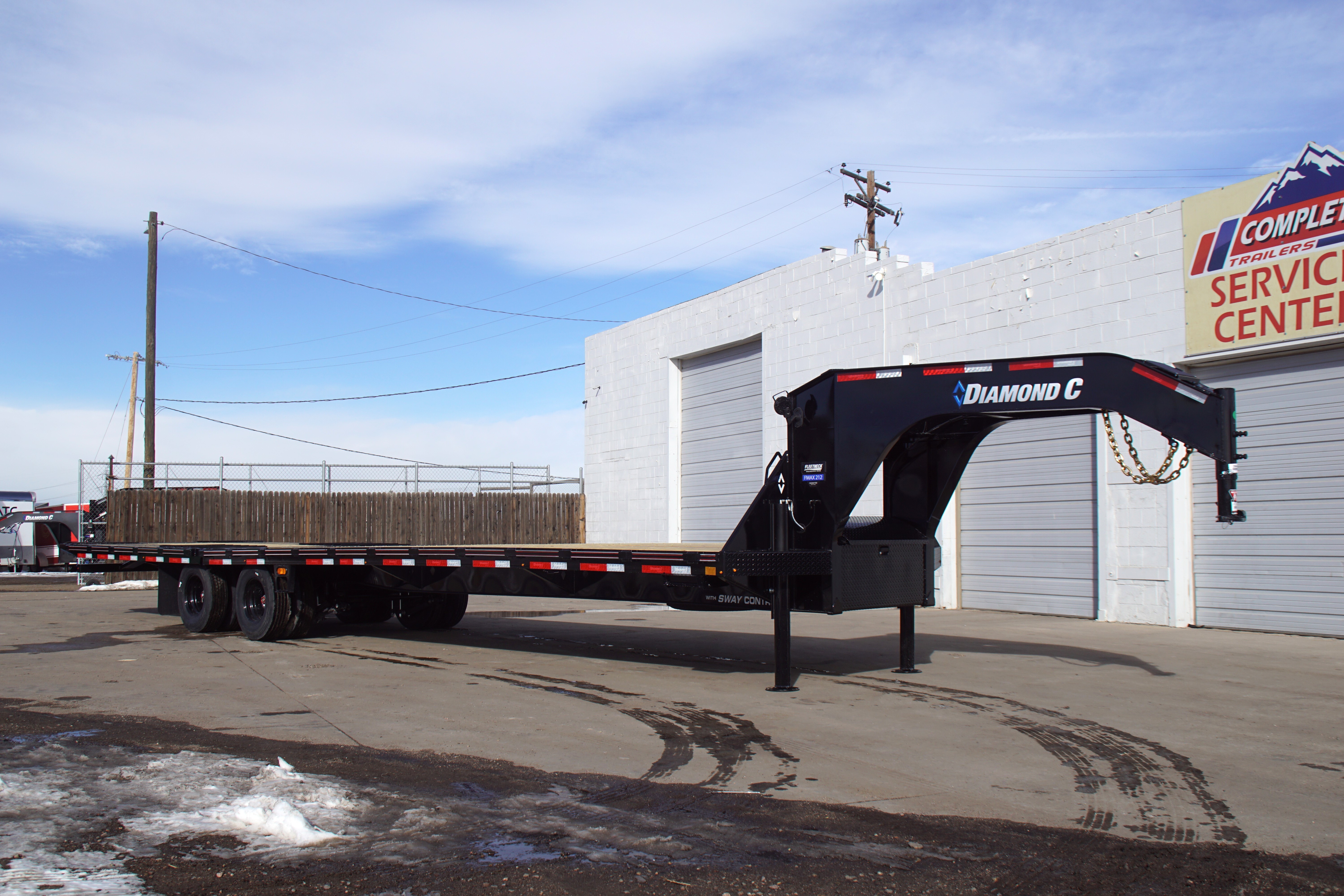 2026 Diamond C FMAX212 35' Gooseneck Flatbed Equipment Trailer in Henderson, CO