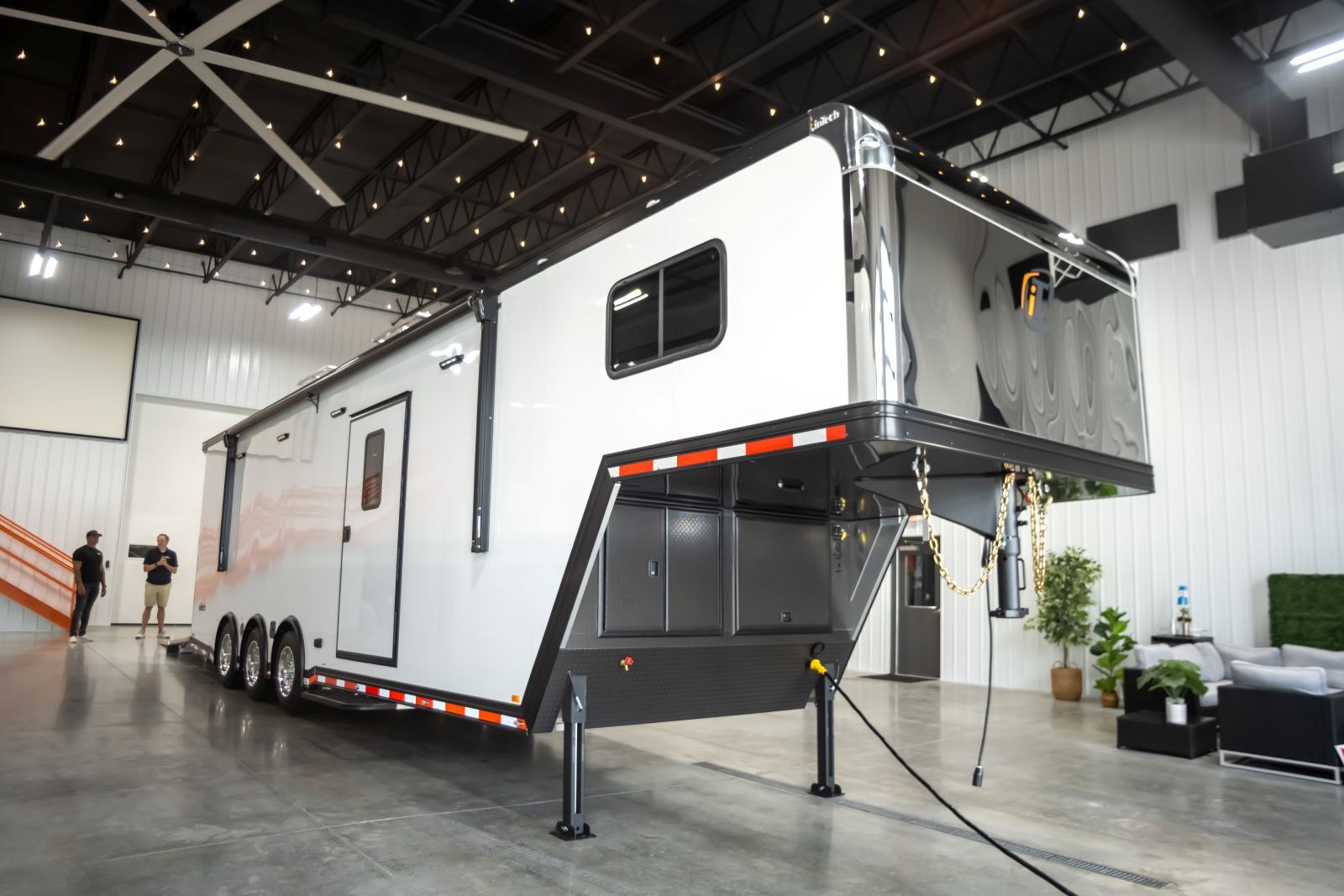 2025 INTECH TRAILERS 36' Gooseneck Bathroom Race Trailer in Henderson, CO