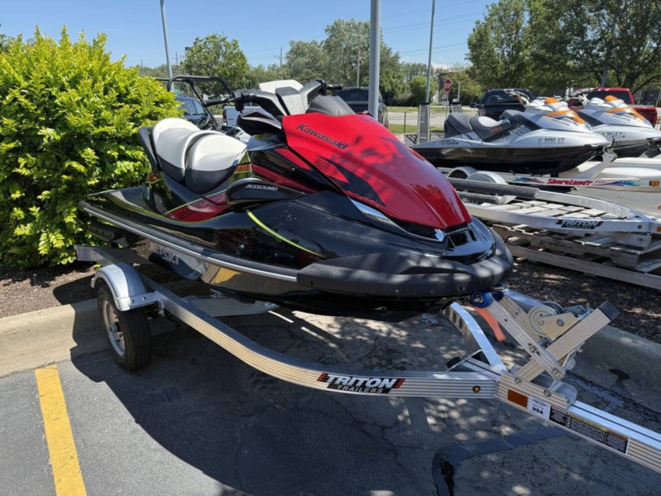 A photo of this 2023 Kawasaki STX® 160LX