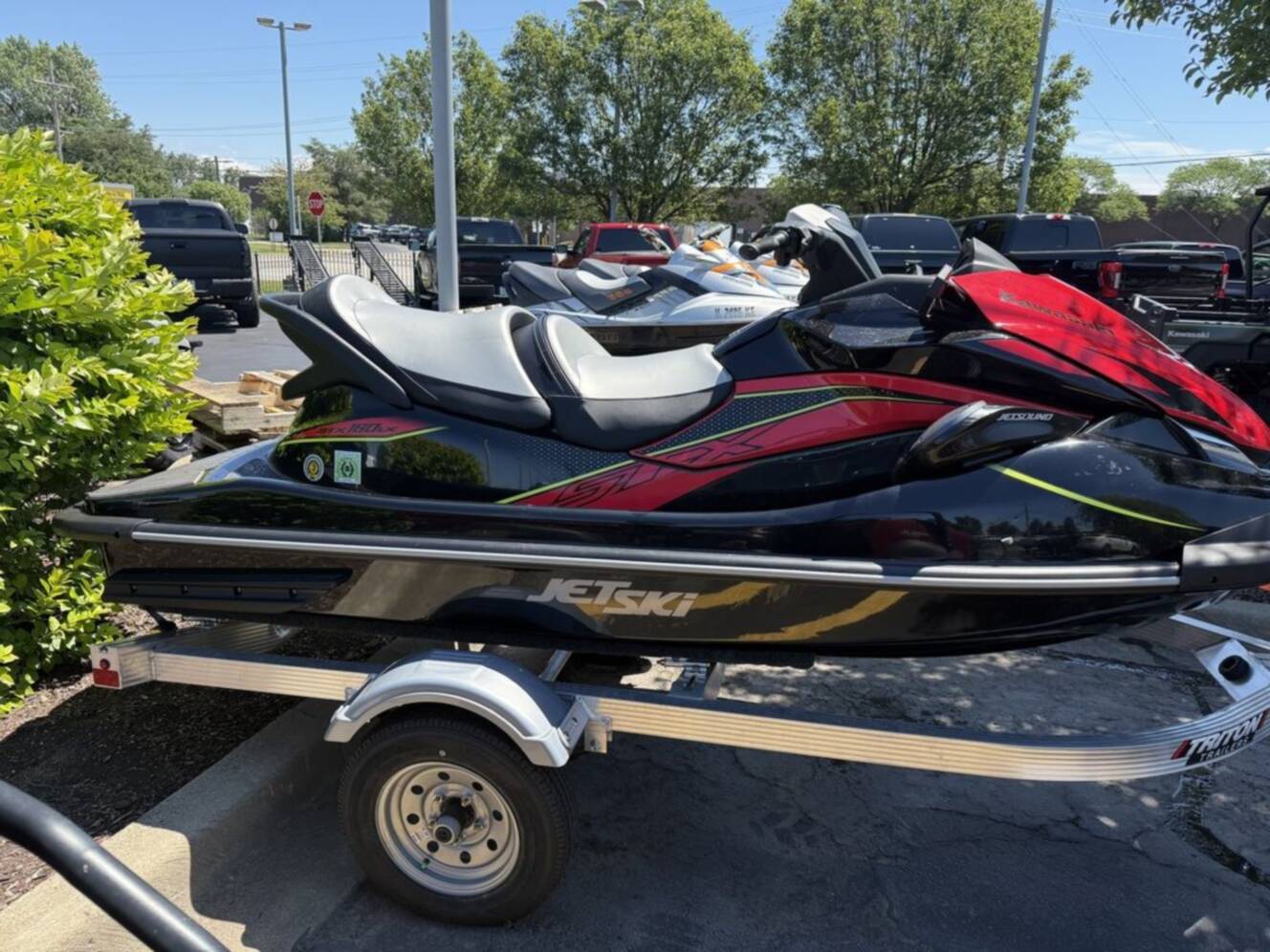 A photo of this 2023 Kawasaki STX® 160LX