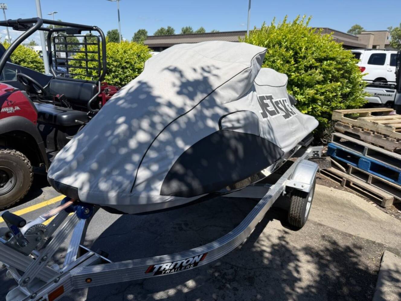 A photo of this 2023 Kawasaki STX® 160LX