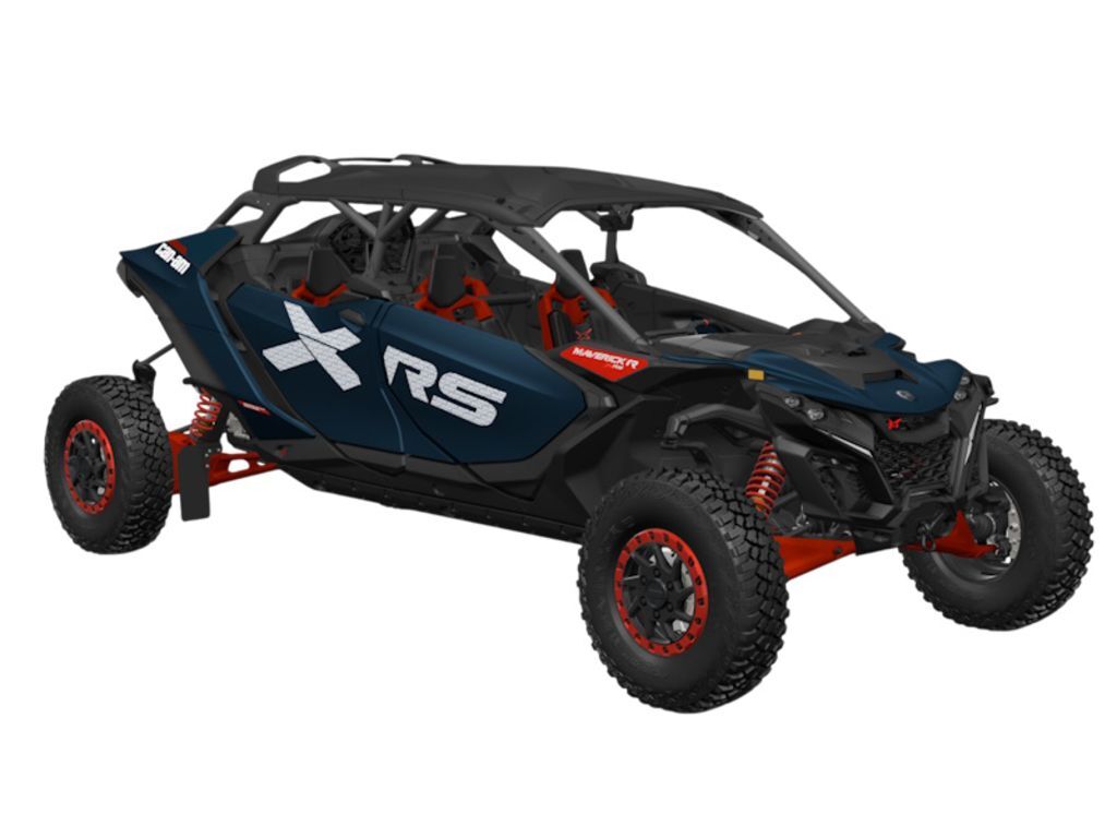 New 2026 Can-Am Maverick R Max Dusty Navy X Rs With Smart-Shox For