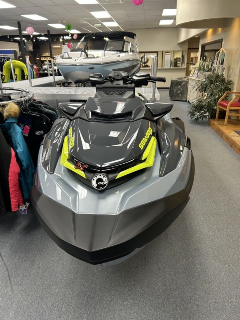 2026 Sea-Doo RXP-X 325 w/ Sound System-Ice Metal/ Manta Green BASE in houghton lake MI