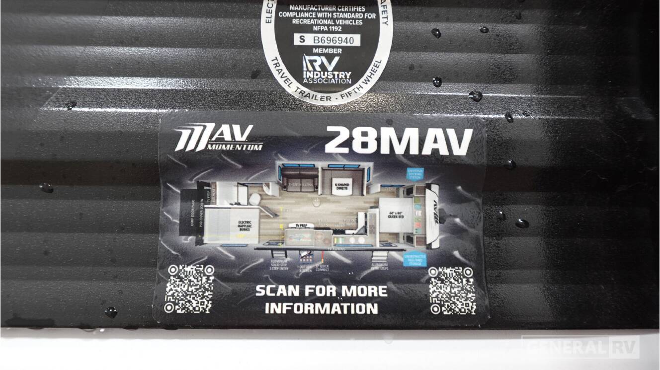 A photo of this 2027 Grand Design Momentum MAV 28MAV