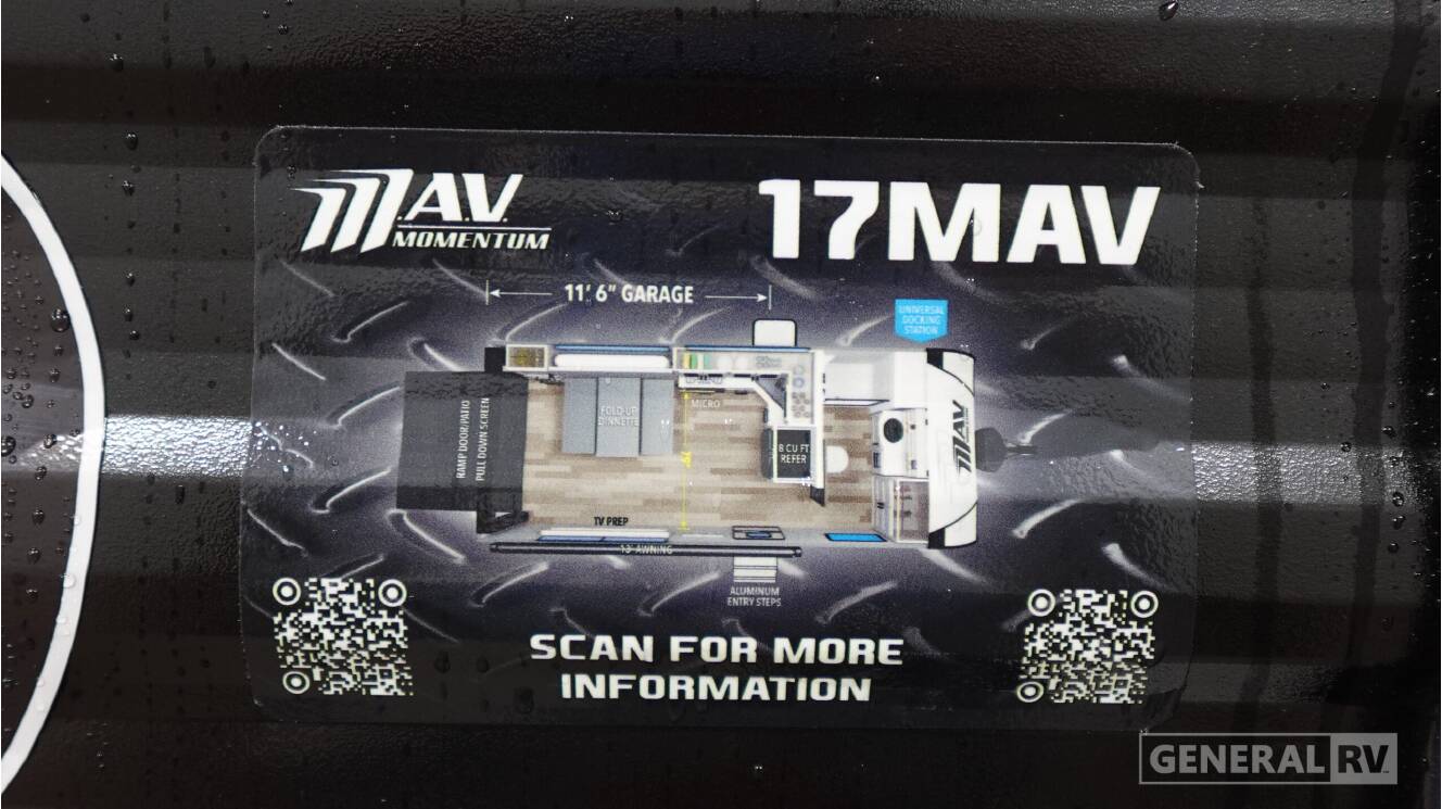 A photo of this 2027 Grand Design Momentum MAV 17MAV