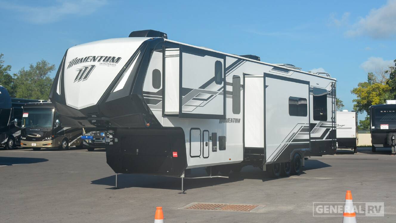 A photo of this 2026 Grand Design Momentum M Class 395MS