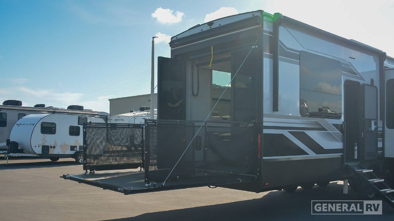 A photo of this 2026 Grand Design Momentum M Class 395MS