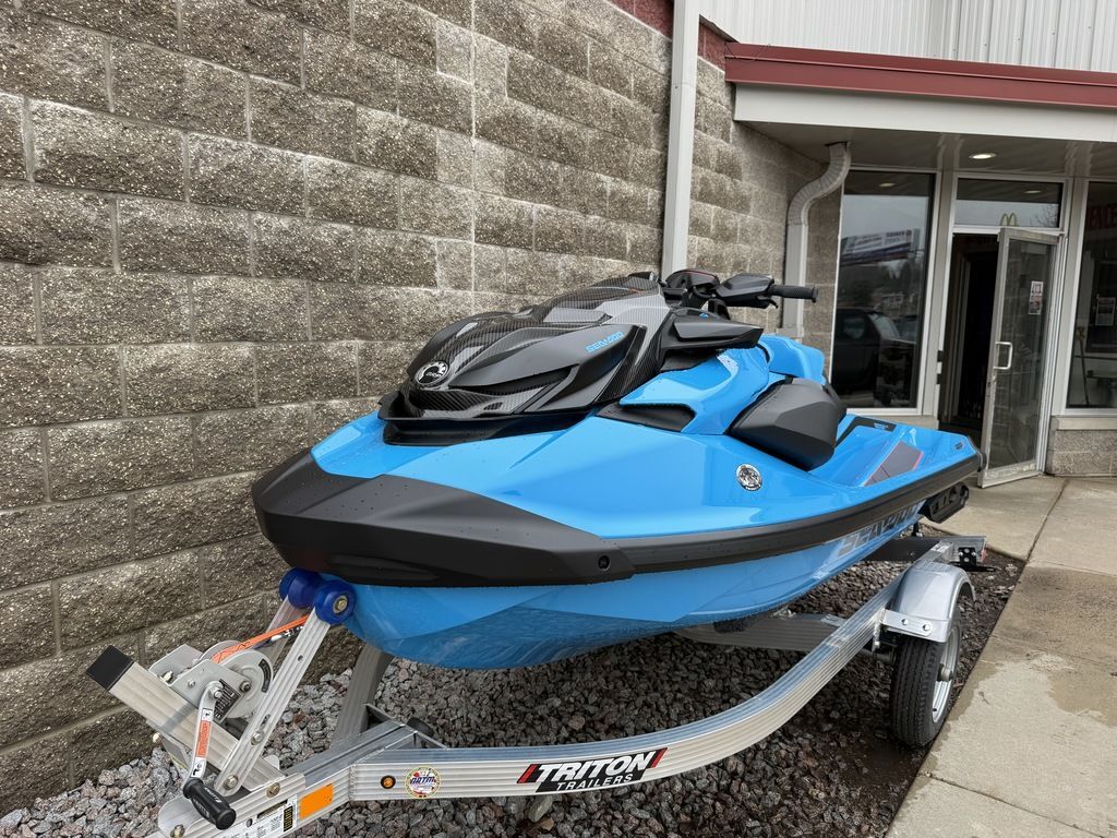 2026 Sea-Doo RXP-X 325 Tech, BRP Premium A, iBR Gulfstream Blue P X 325 in Rochester, MN