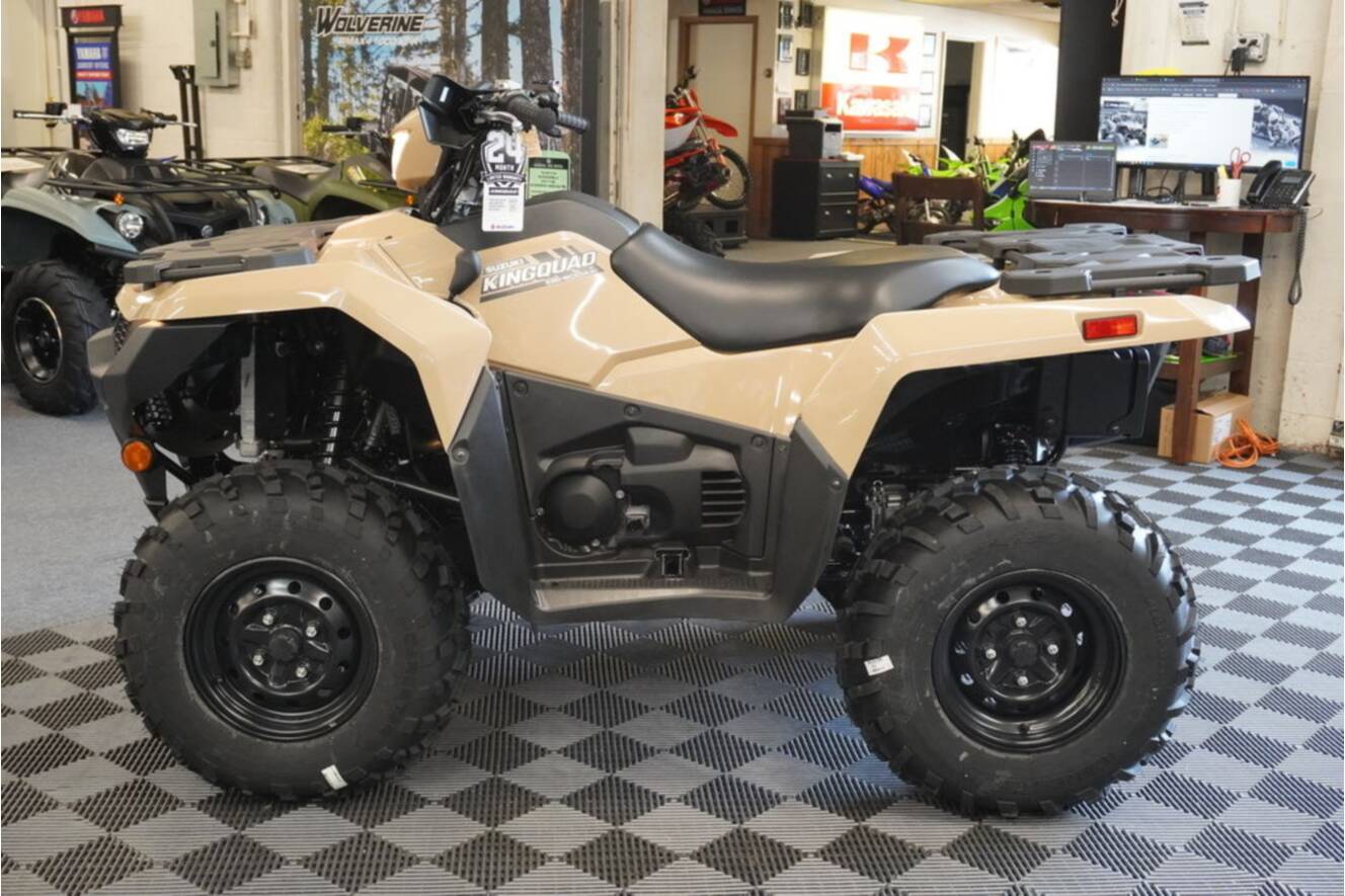 A photo of this 2026 Suzuki KingQuad 500AXi Power Steering