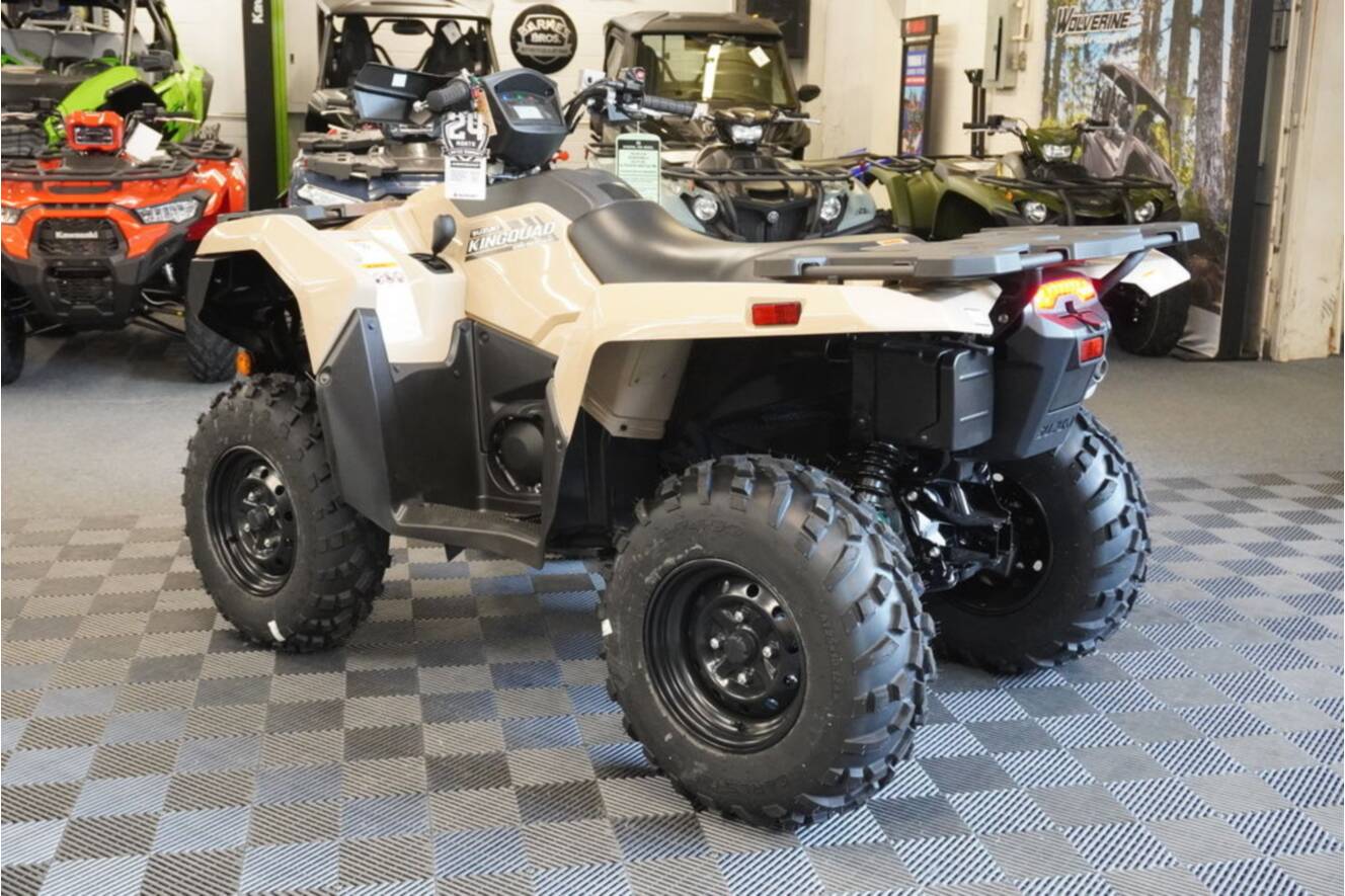 A photo of this 2026 Suzuki KingQuad 500AXi Power Steering