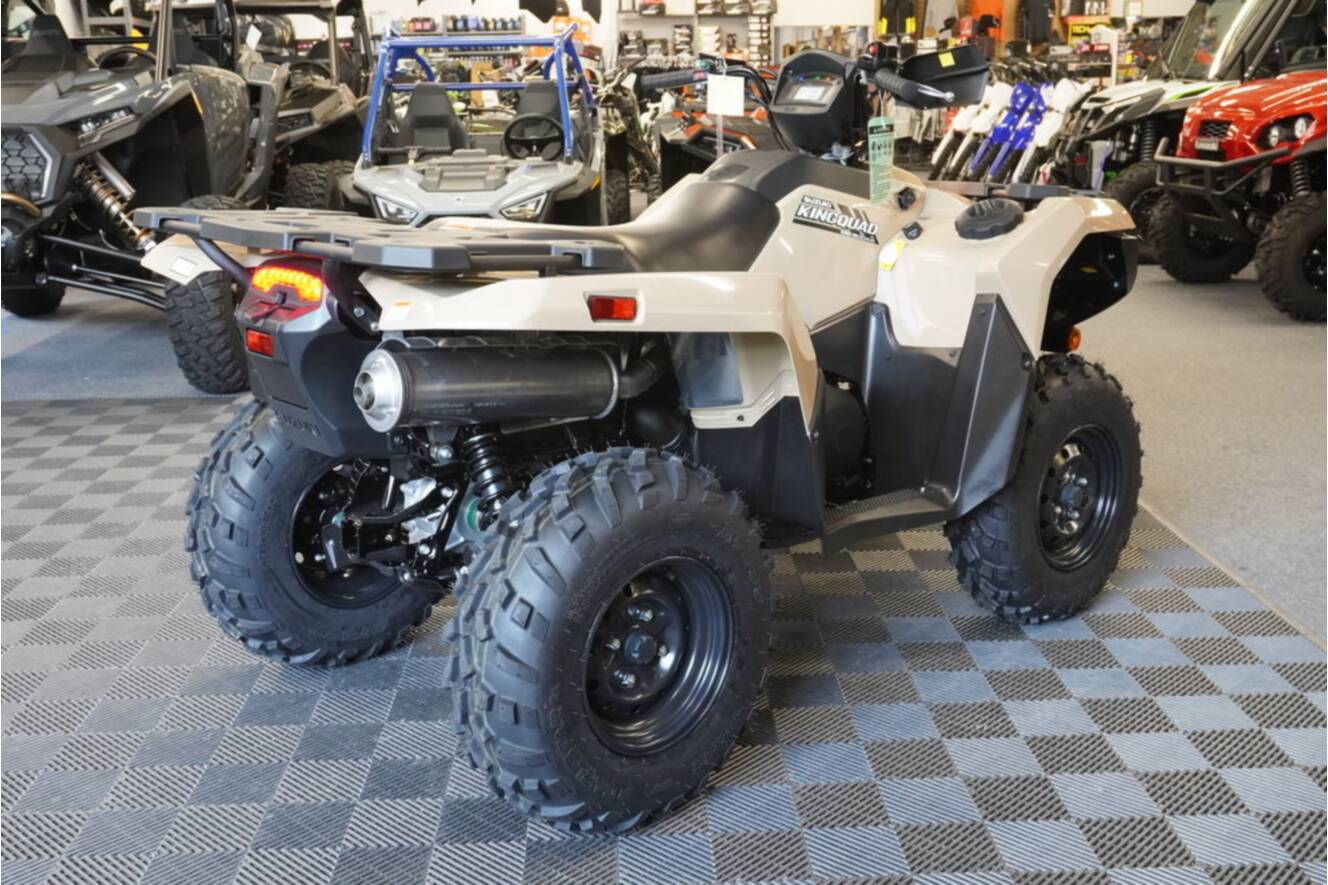 A photo of this 2026 Suzuki KingQuad 500AXi Power Steering
