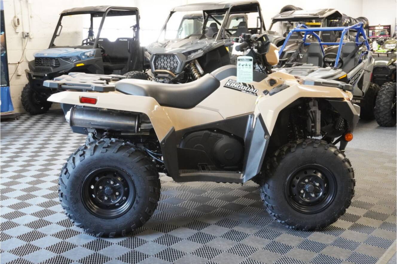 A photo of this 2026 Suzuki KingQuad 500AXi Power Steering