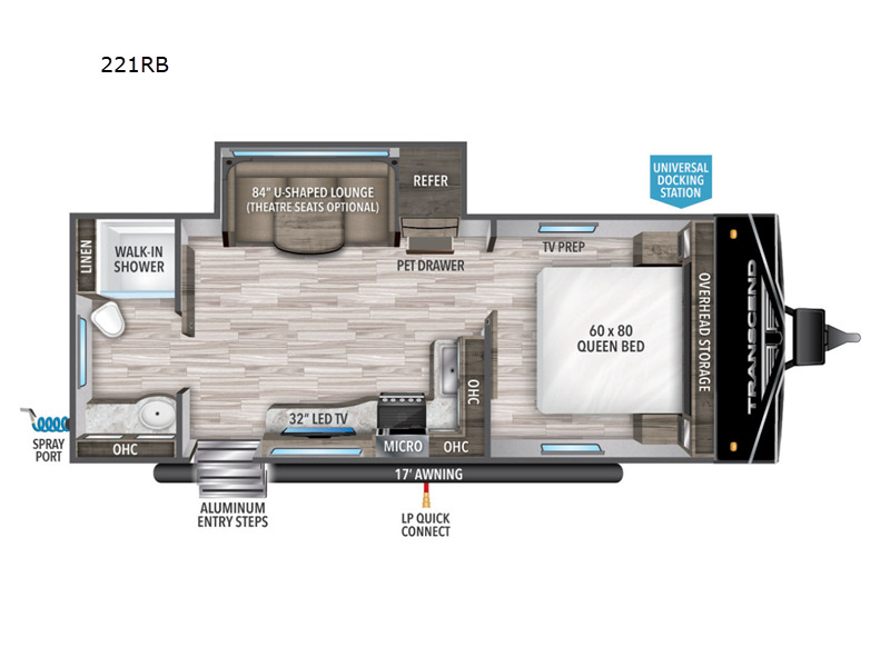 2023 Grand Design Transcend Xplor 221RB in columbia city IN