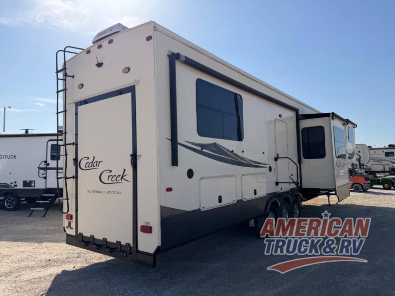 A photo of this 2019 Forest River Rv Cedar Creek Silverback 37RTH