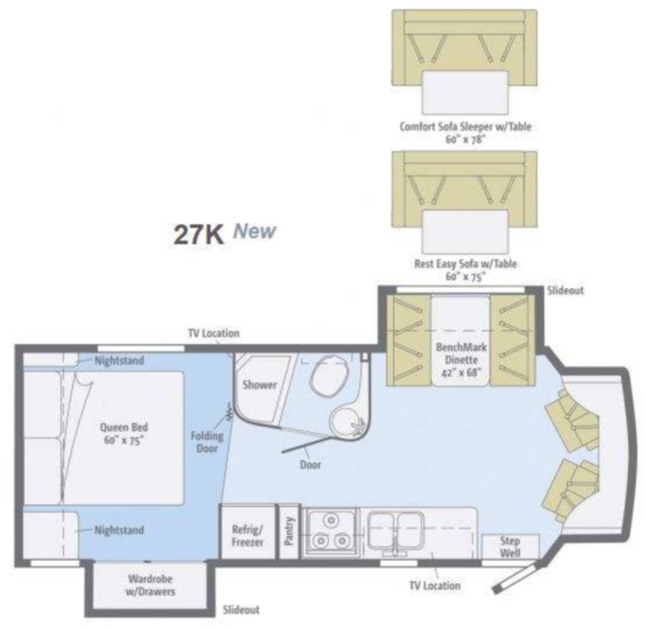 A photo of this 2013 Itasca Cambria 27K