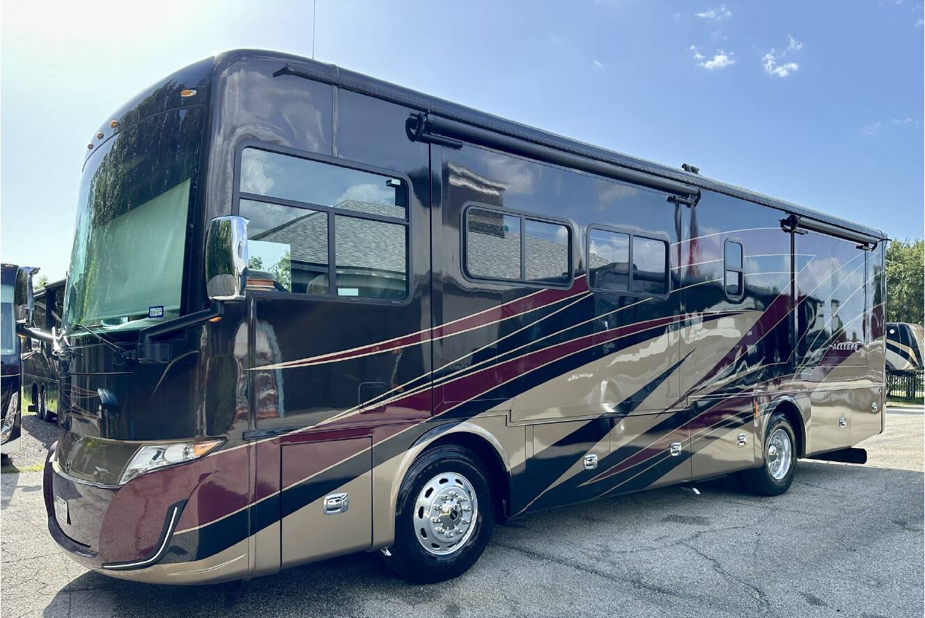 A photo of this 2020 Tiffin Allegro Red 33 AA