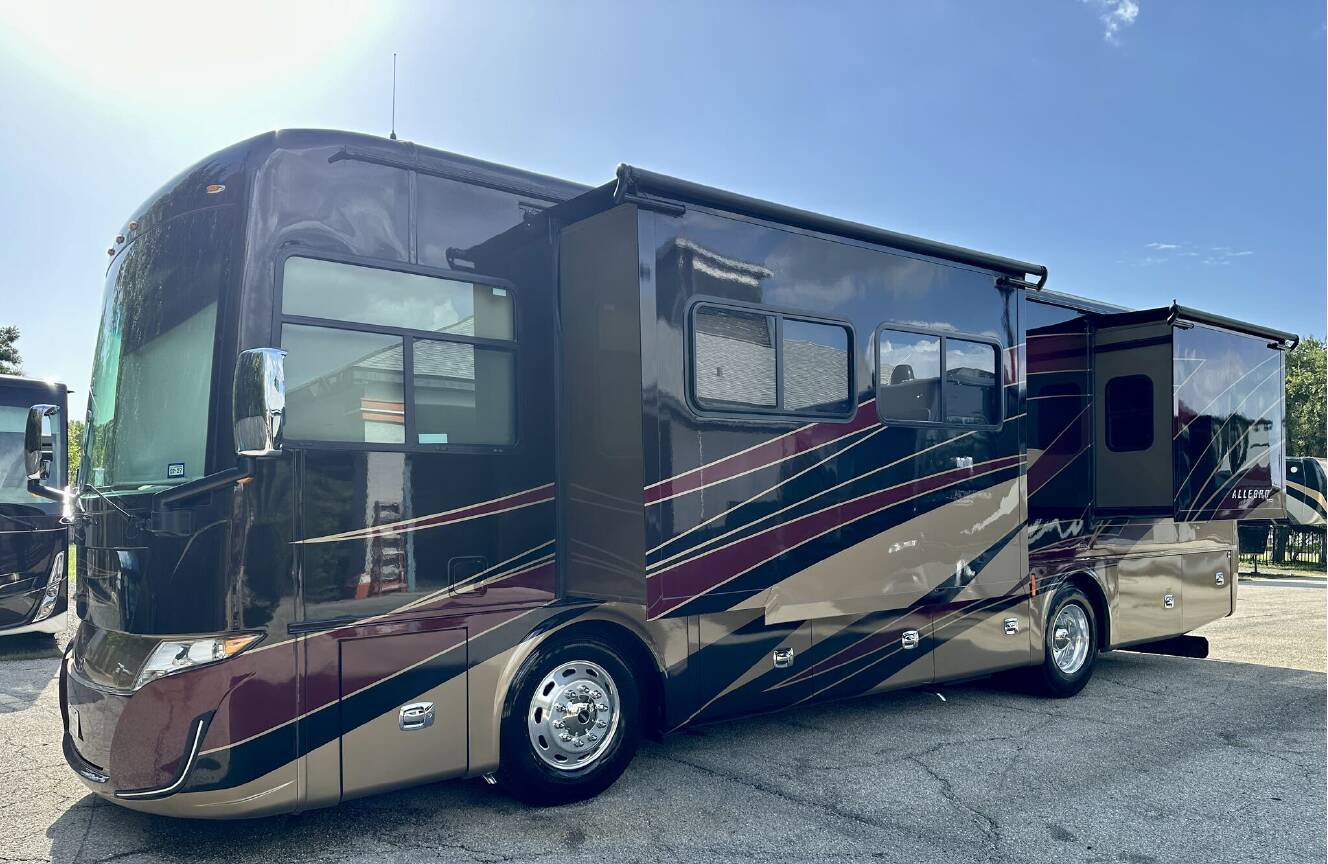 A photo of this 2020 Tiffin Allegro Red 33 AA