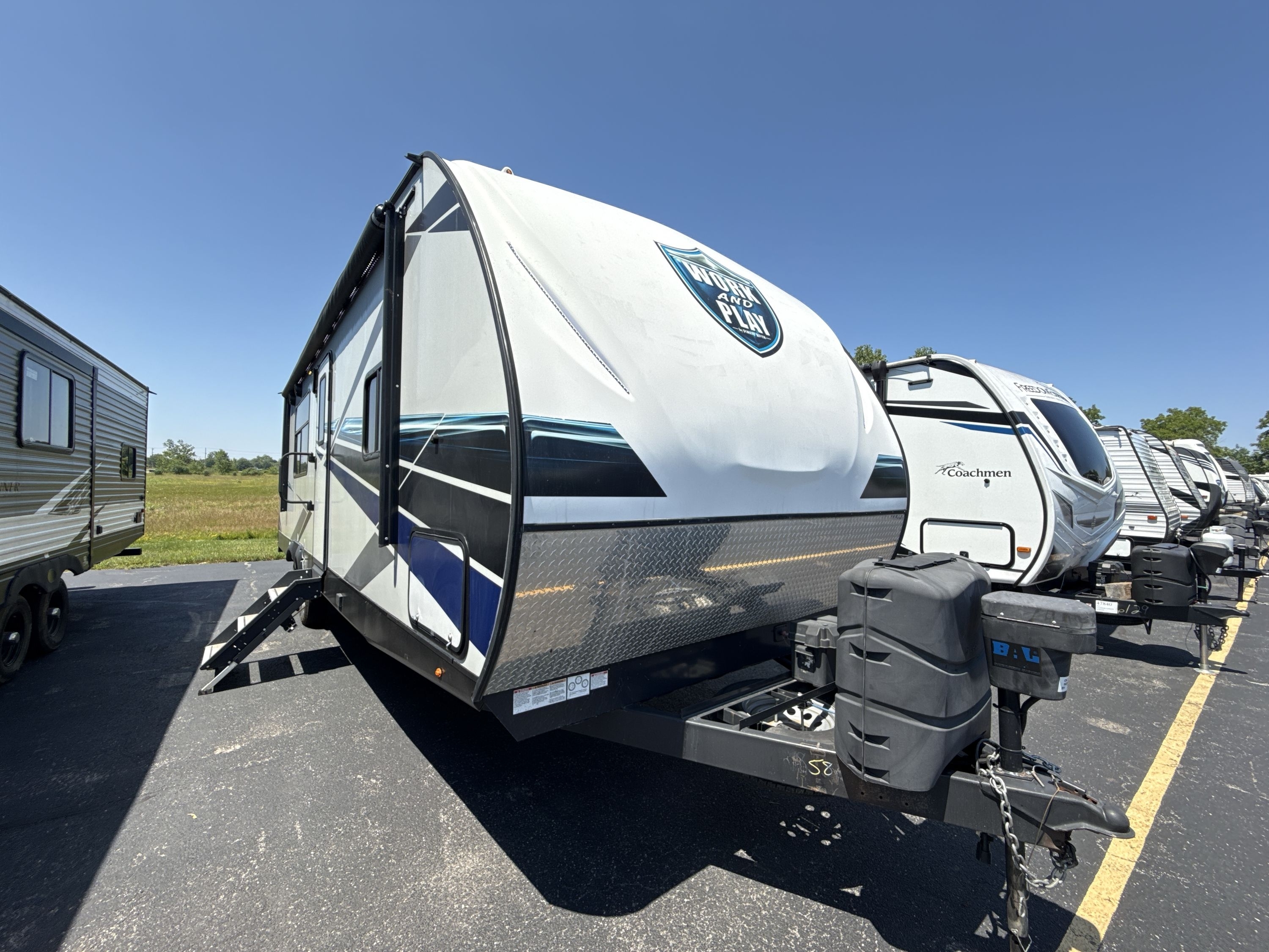 2021 Forest River WORK & PLAY 27KB Travel Trailer Toy Hauler RV
