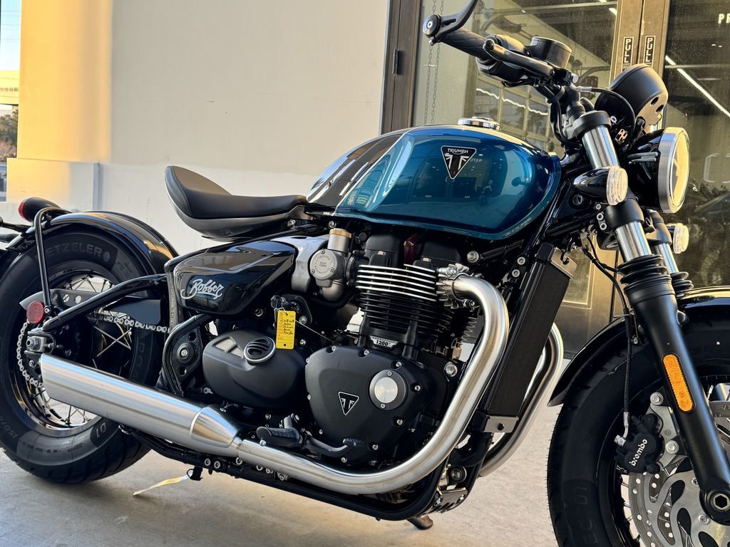 2026 Triumph Bonneville Bobber Interstellar Blue BASE in Las Vegas, NV