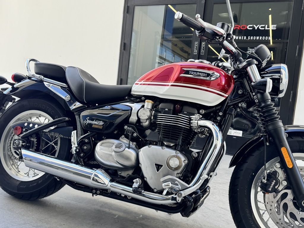 2026 Triumph Bonneville Speedmaster Carnival red BASE in Las Vegas, NV