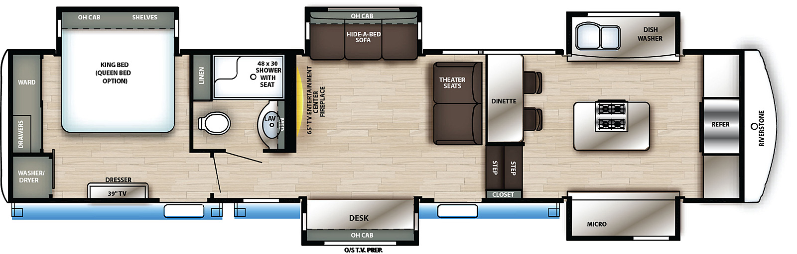 2022 Forest River RIVERSTONE 391FSK in naples FL