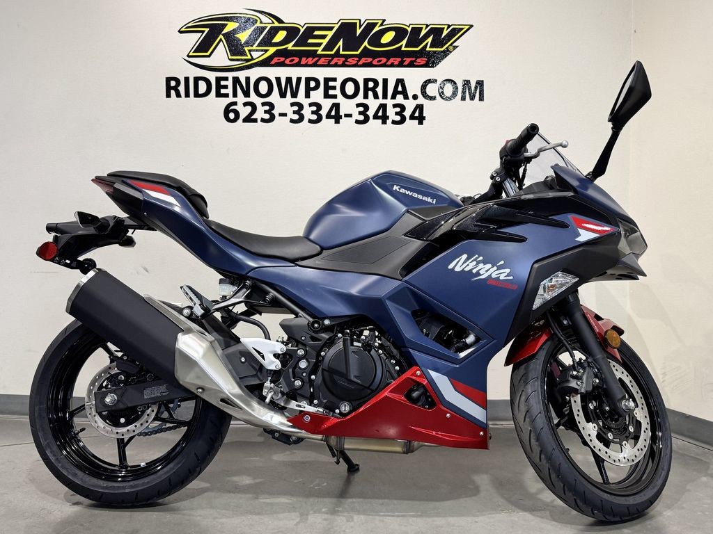 2026 Kawasaki Ninja 500 ABS Metallic Matte Twilight Blue ABS in Peoria, AZ