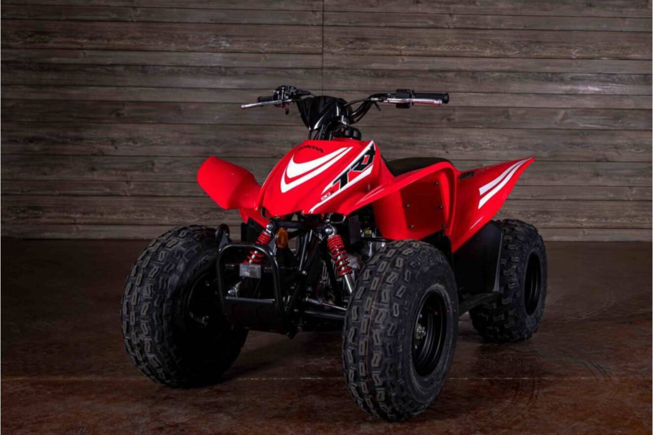 A photo of this 2026 Honda TRX 90X