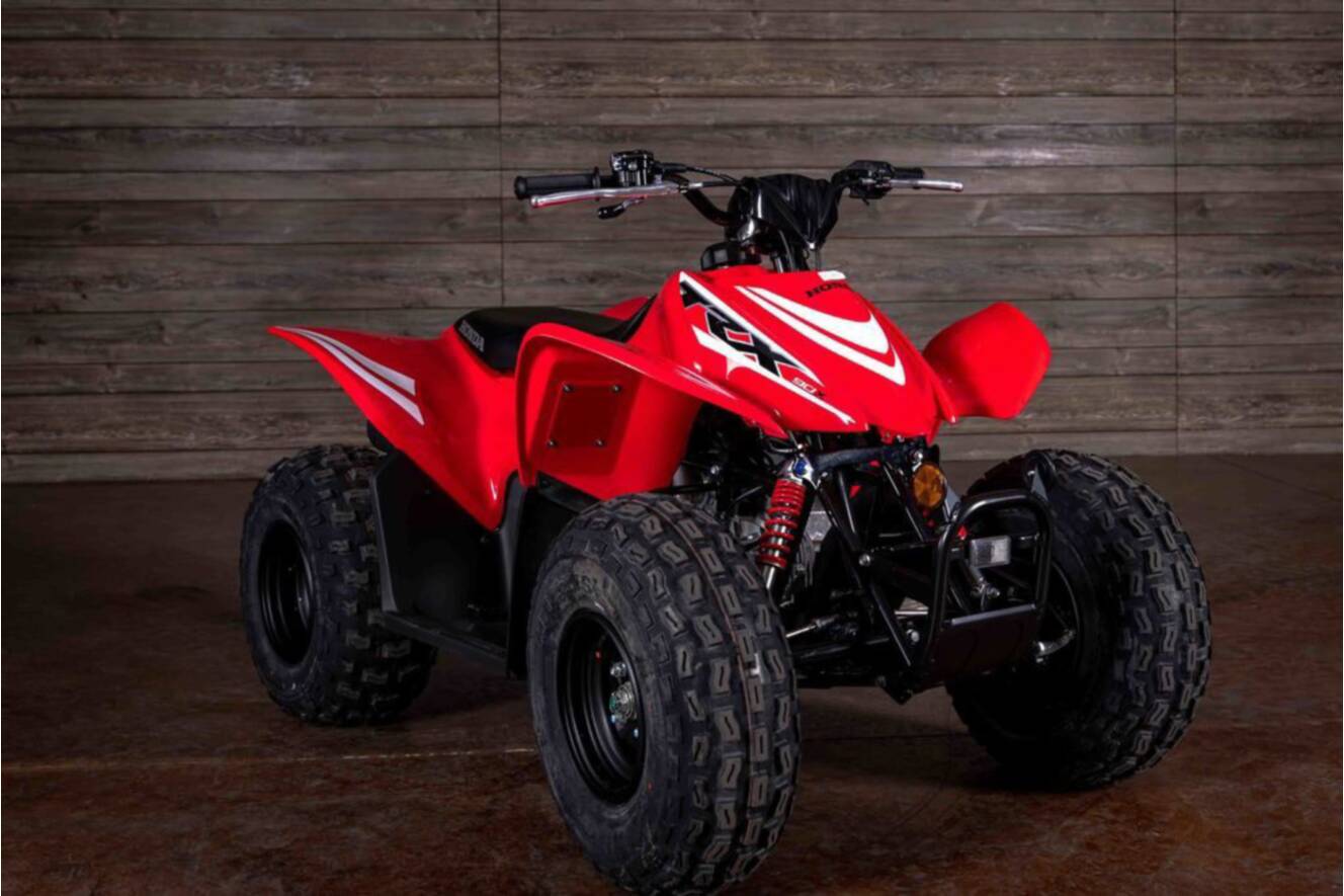 A photo of this 2026 Honda TRX 90X