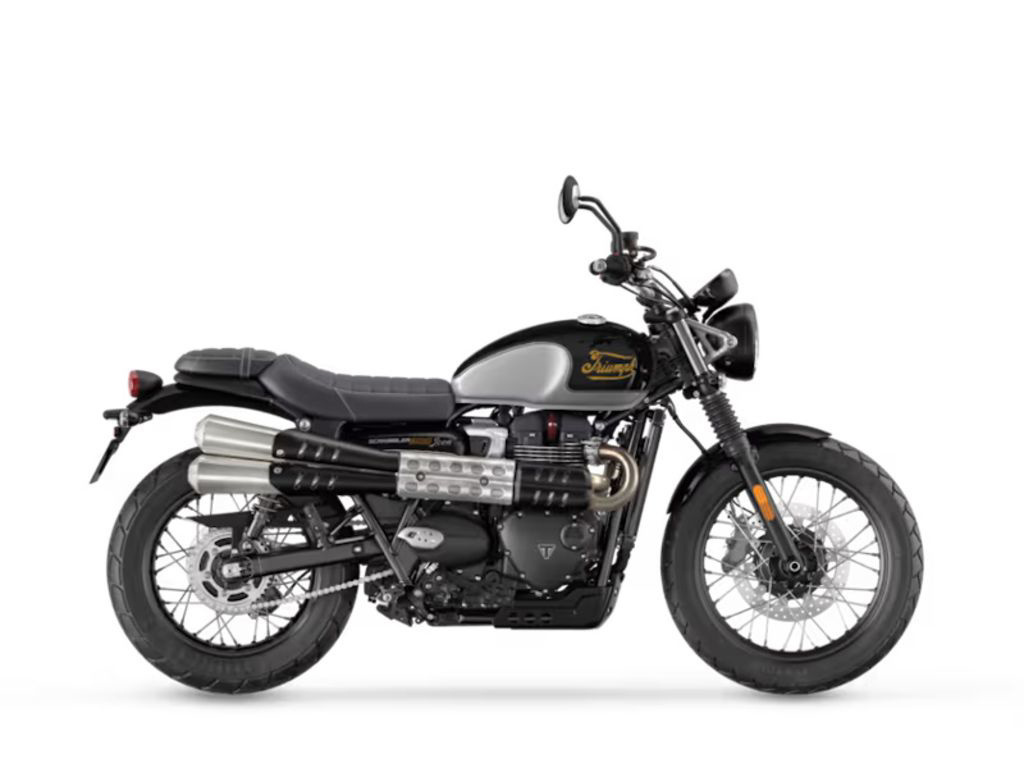 2025 Triumph Scrambler 900 Sapphire Black/Aluminium Silver STEALTH EDITION in Brooklyn, NY