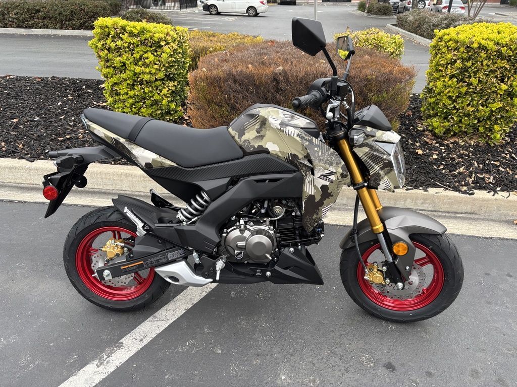 2026 Kawasaki Z125 PRO Cypher Camo Beige BASE in Concord, CA