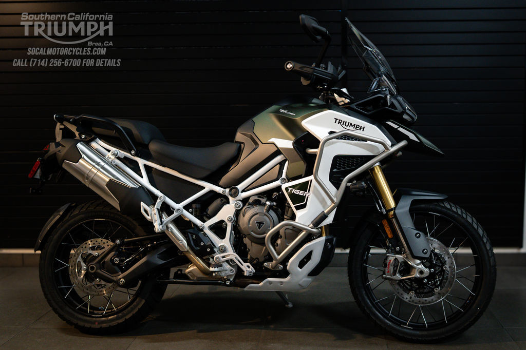 2025 Triumph Tiger 1200 Rally Explorer Matt Khaki Green RALLY EXPLORER in Brea, CA